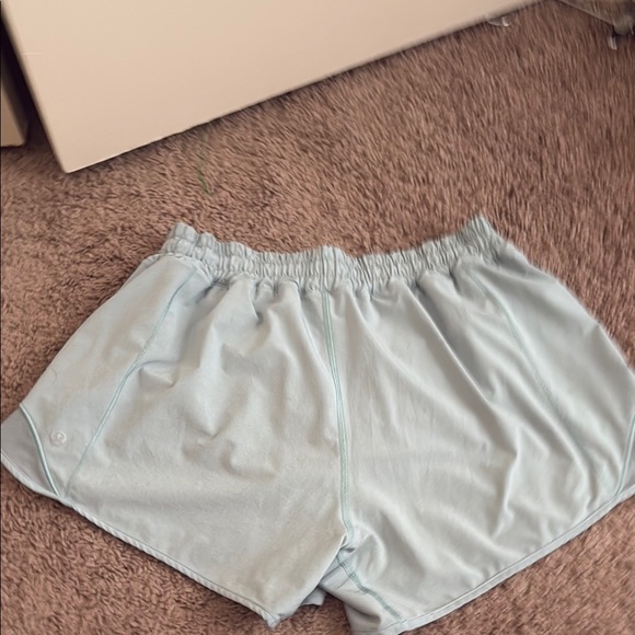 Lululemon Athletica Blue and Green Athletic Shorts - Picture 5 of 6